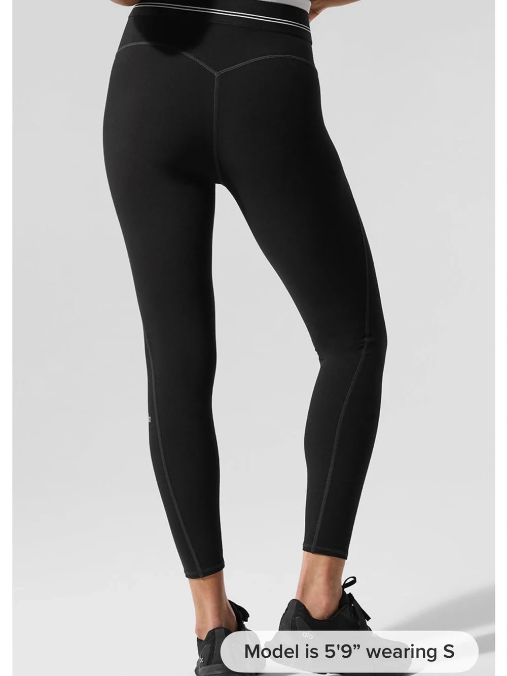 🖤🤍 Alo Better Together Leggings – Black & White | Size Small